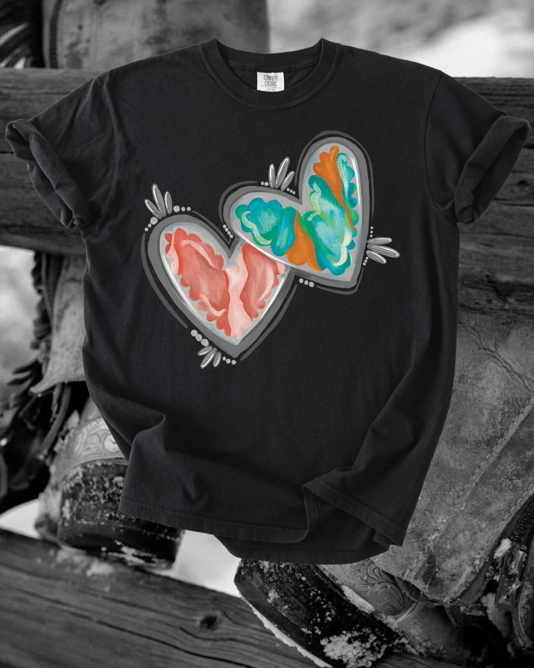 Silver Hearts tee