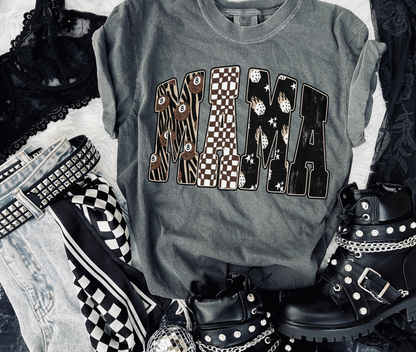 Zebra 8 ball Mama tee