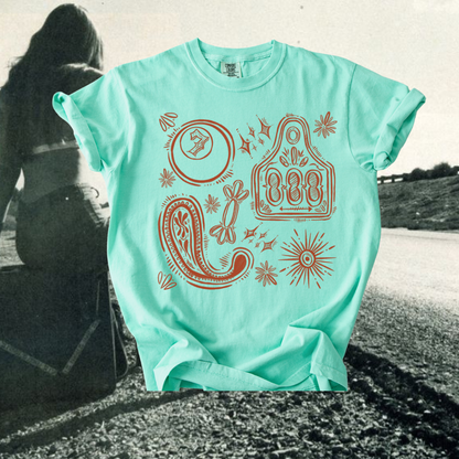 Branded Patchwork tee