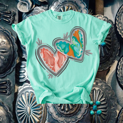 Silver Hearts tee