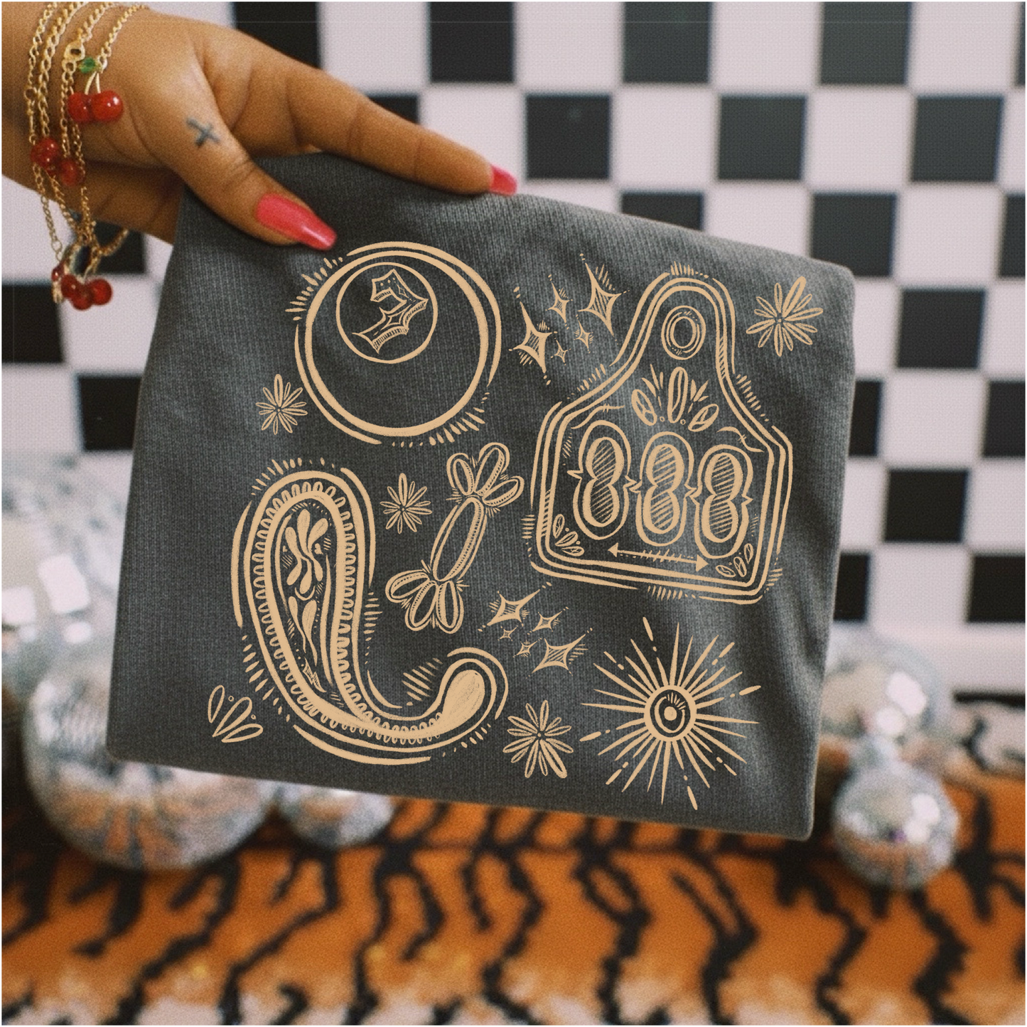 Branded Patchwork tee