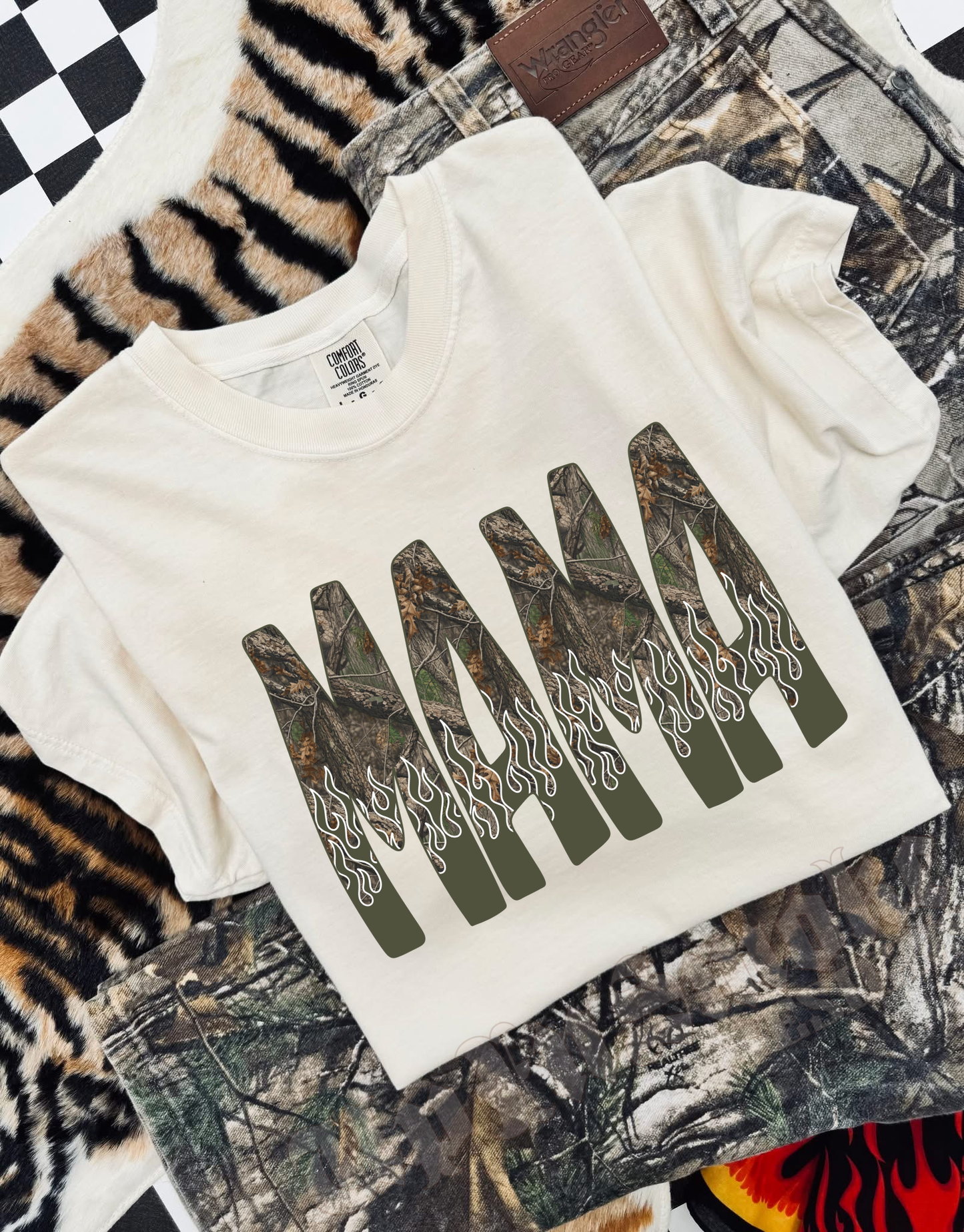 Camo Mama tee