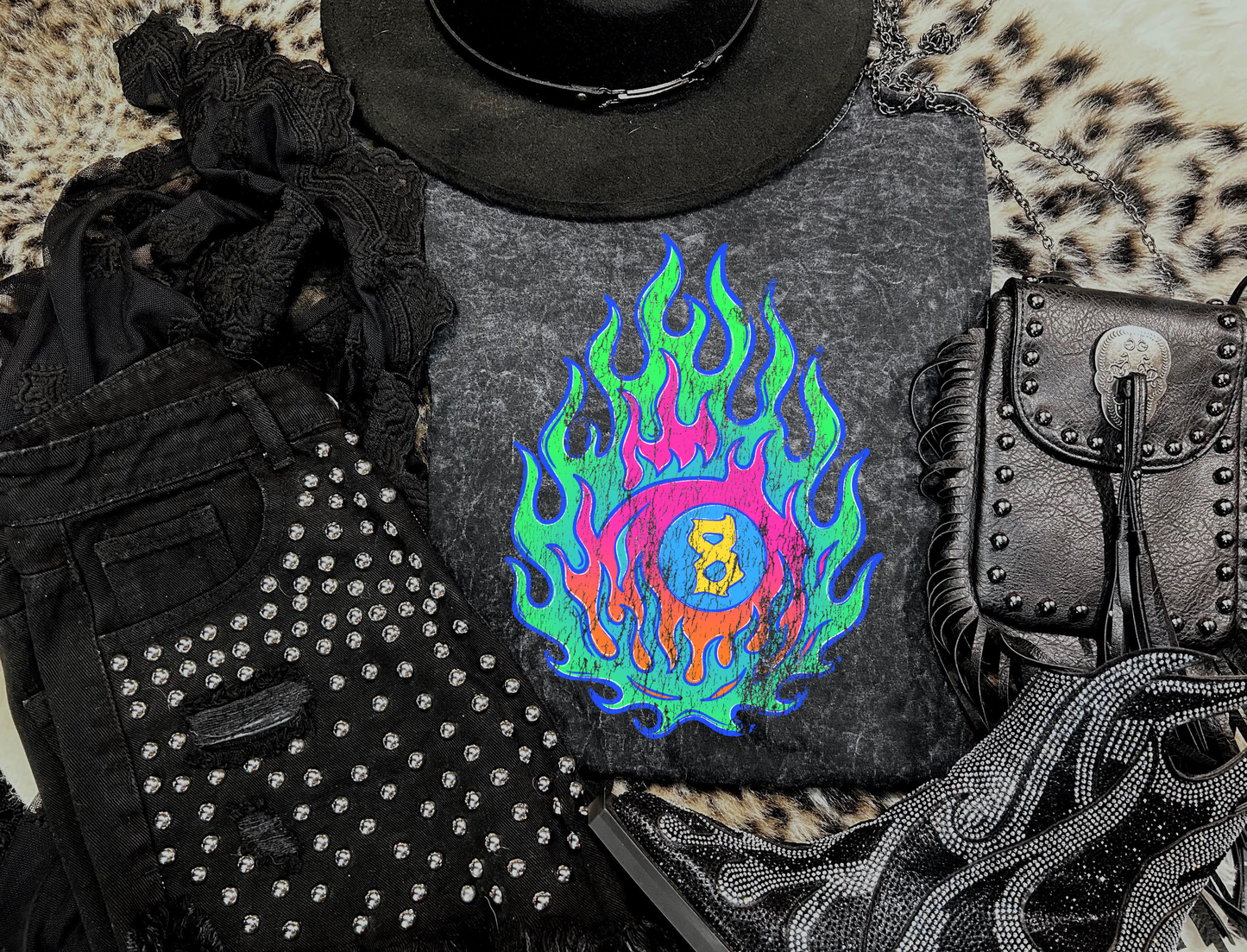 FLAMIN 8 TEE