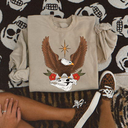 EAGLE OVER HORSE SKULL CREW