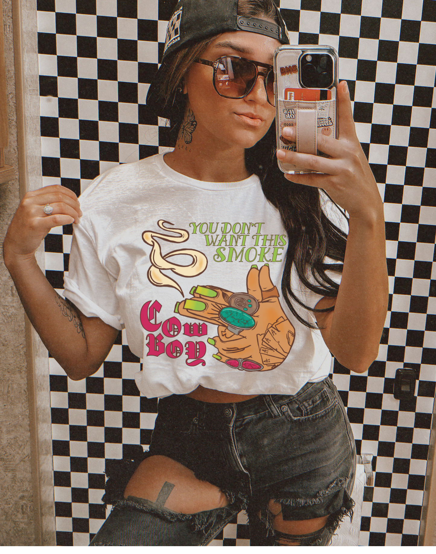 Don't Want this smoke Cowboy Tee