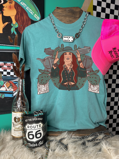 Outlaw Cowgirl Tee