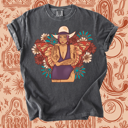 Fly Away Cowgirl tee