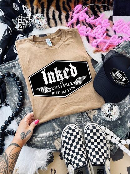 Inked and Unstable Tee