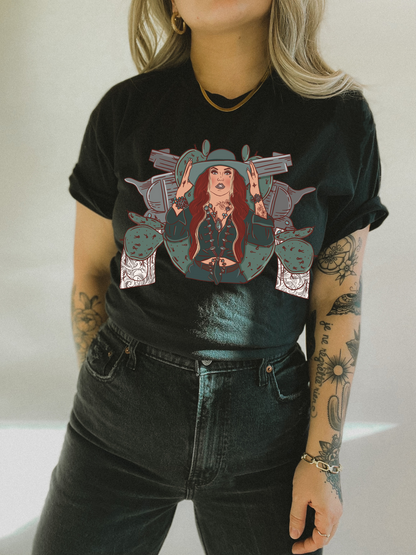 Outlaw Cowgirl Tee
