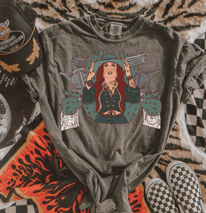 Outlaw Cowgirl Tee