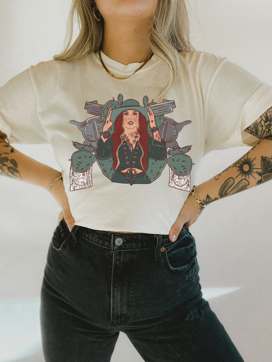 Outlaw Cowgirl Tee