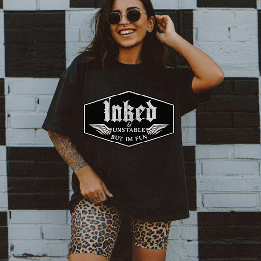 Inked and Unstable Tee