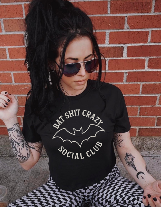 Bat Shit Crazy Social Club Tee