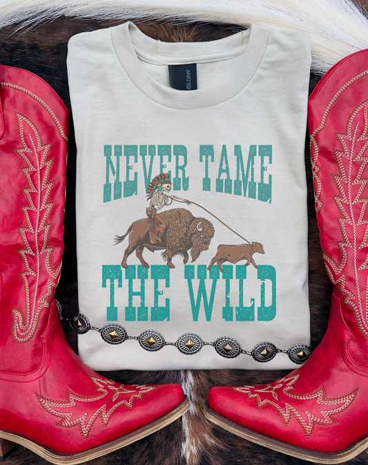 Never Tame the Wild Sublimation Tee