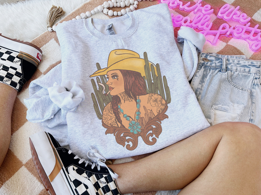 Only Hell mama raised sublimation crew