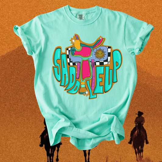 Psychedelic Saddle Tee