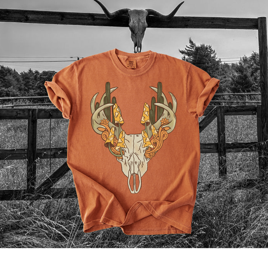 Trippy Skull tee