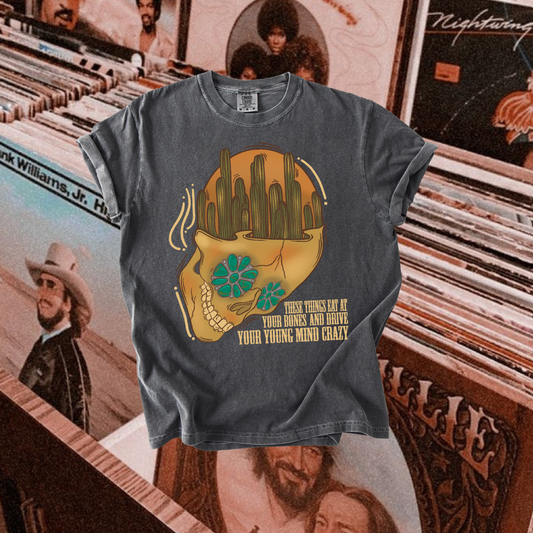 Drive your young mind crazy tee