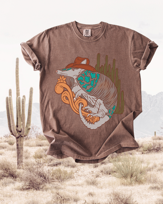 Punchy Armadillo tee