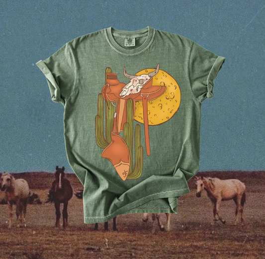 Saddle up tee
