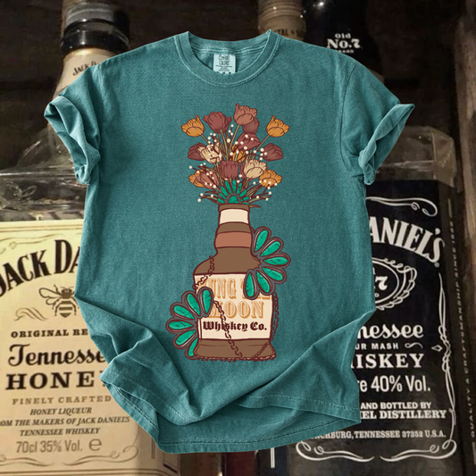 Hung the moon whiskey tee