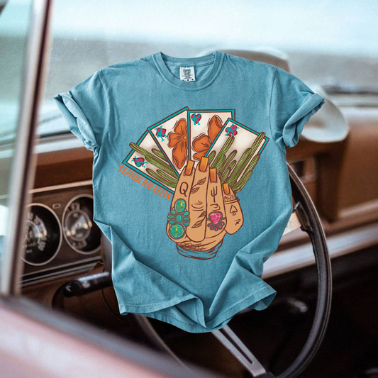 Playing for keeps tee