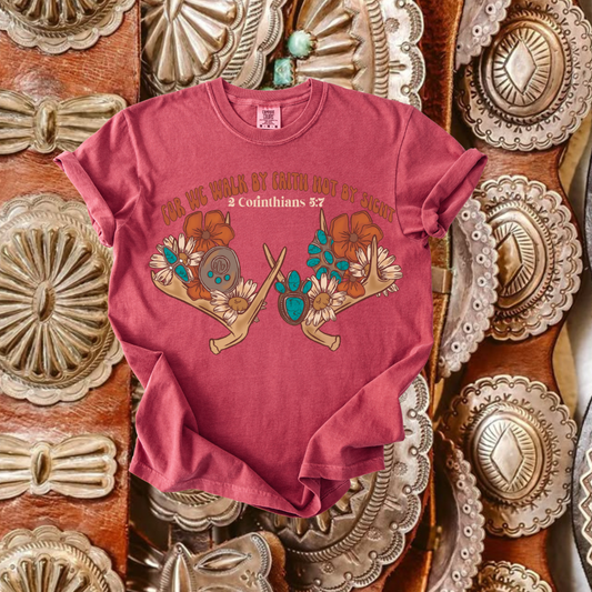 Walk by faith tee