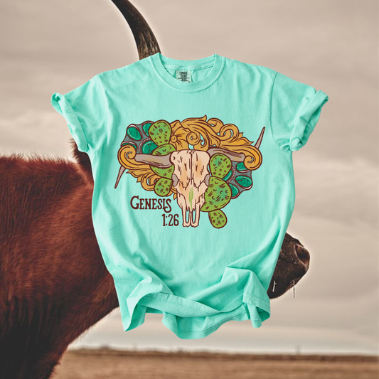 Genesis Bull Skull tee