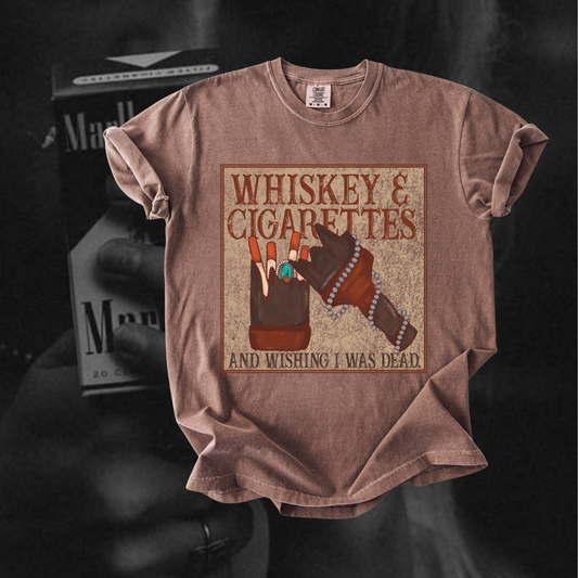 Whiskey and Cigs Ole 60 Tee