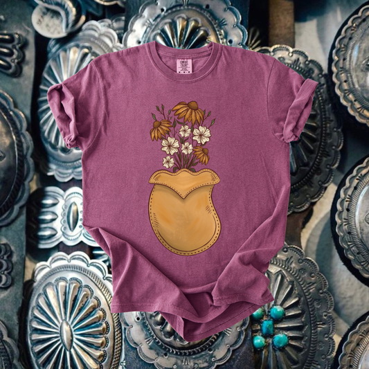 Floral Leathers co tee
