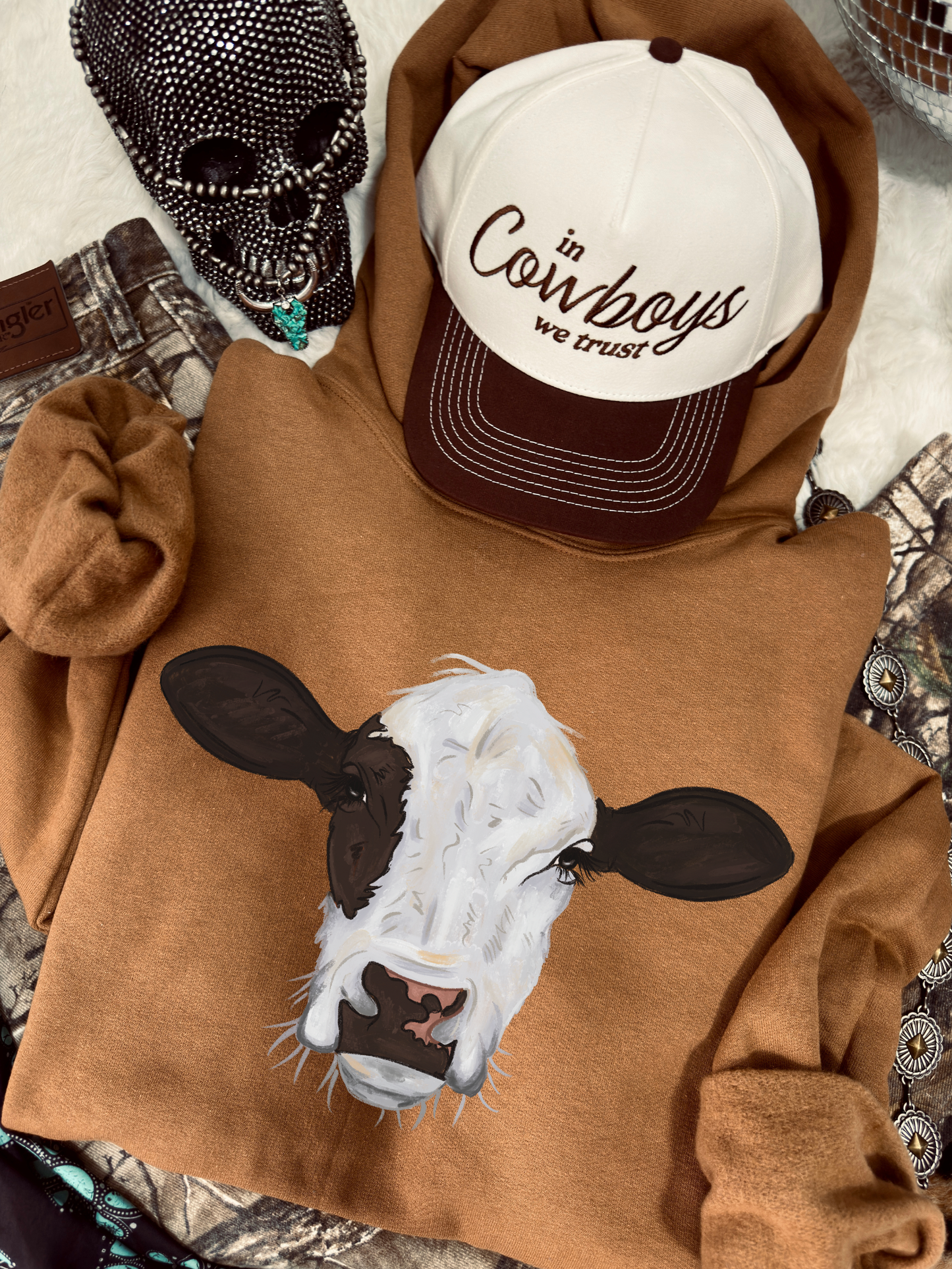 Western Cow hoodie
