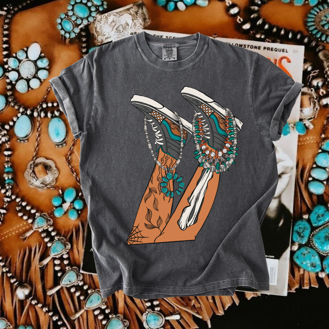 Bury me in Turq and Vans Tee