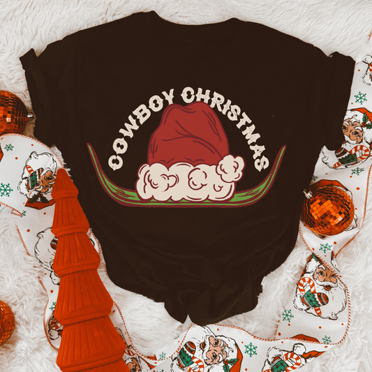 Cowboy Christmas tee