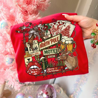 Christmas collage tee