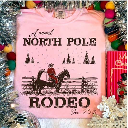 North Pole rodeo tee