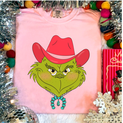 Cowboy Grinch Tee