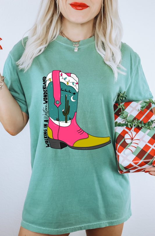 Walking in Winter wonderland tee