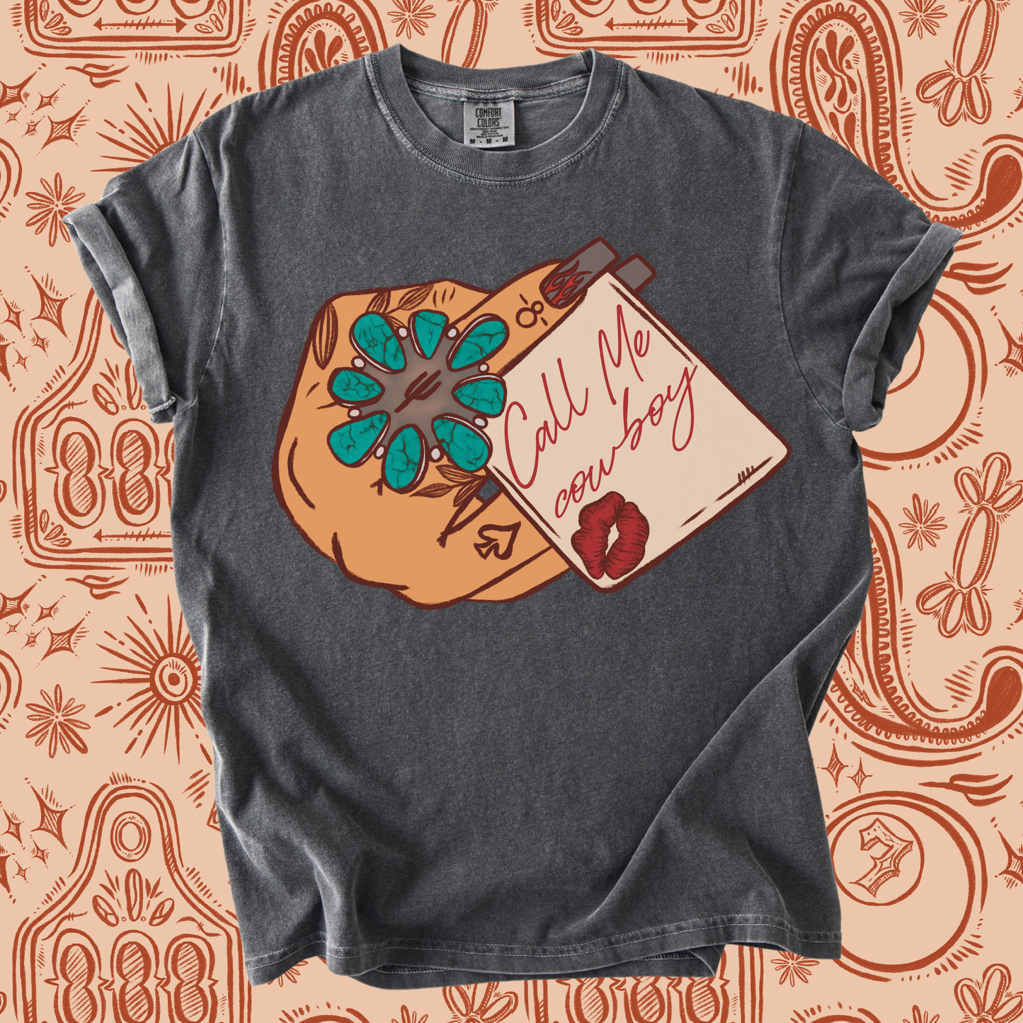 Call me Cowboy tee