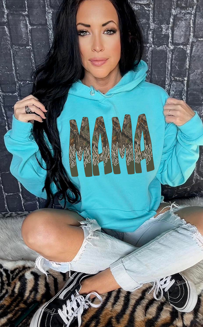 Camo mama hoodie