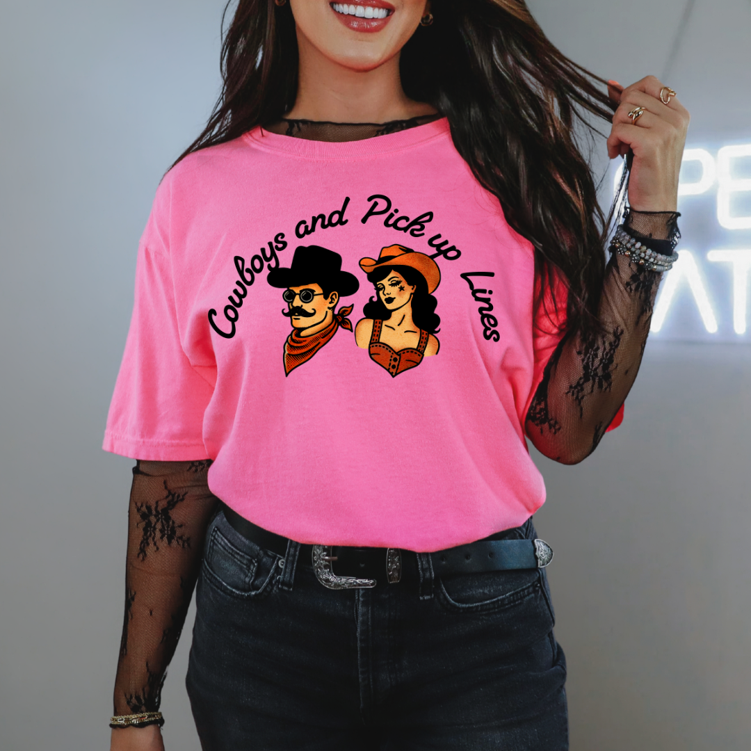 Cowboys and Pick Up Lines TEE