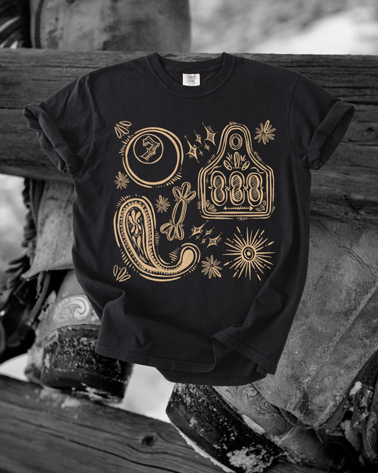 Branded Patchwork tee