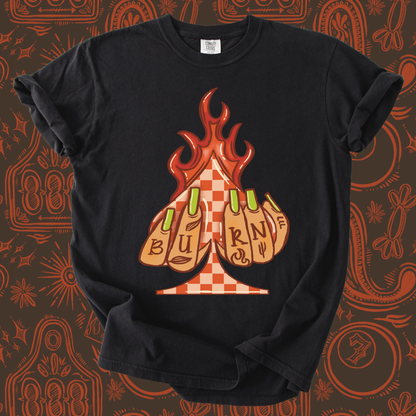 Burn Spade tee