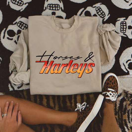 Horses and Harleys crew