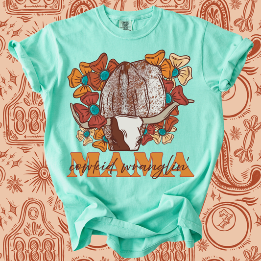 Wranglin Mama Tee