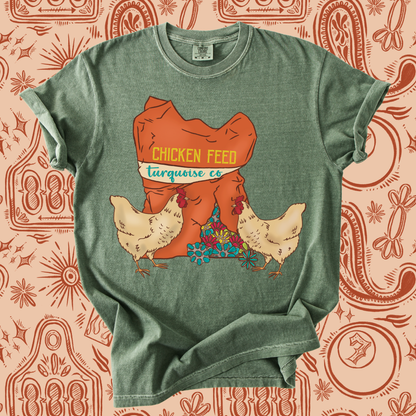 Chicken feed tee
