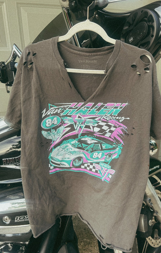 Van Halen Racing tee-size Large